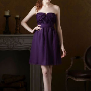 NWT Amethyst/Mauve Short Bridesmaid dress Size 6